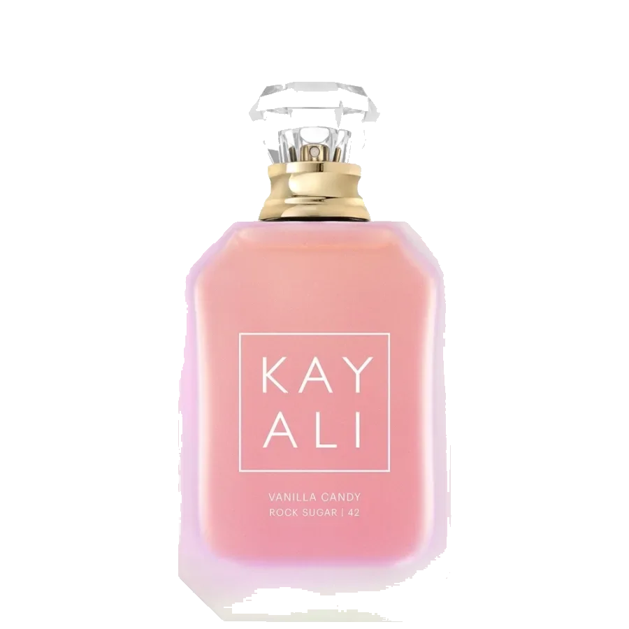 Kayali Vanilla Candy Rock Sugar 42 10ml — decant de 10 ml, foto del frasco original